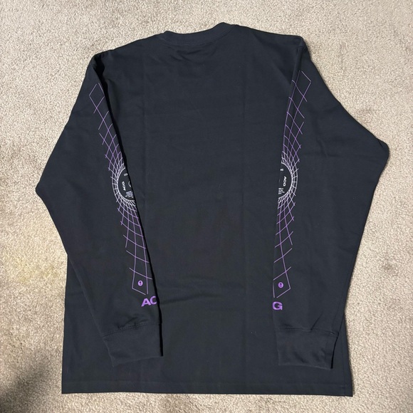 Black and Purple Men's ACG TShirt - Picture 2 of 5